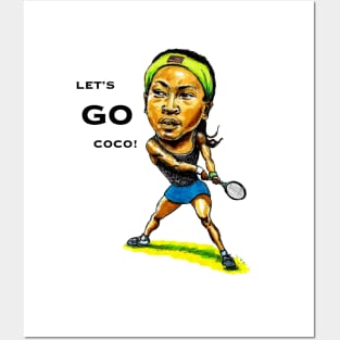 Coco Gauff - Let's go Coco Posters and Art